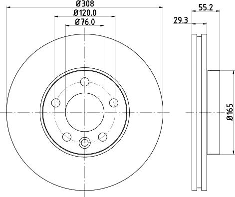 Mintex MVK0062 - Дисковый тормозной механизм, комплект avtokuzovplus.com.ua