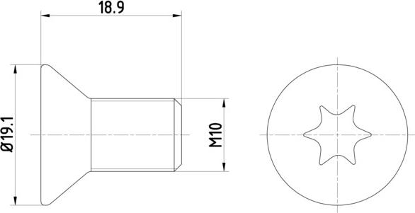 Mintex TPM0010 - Болт, диск гальмівного механізму autocars.com.ua