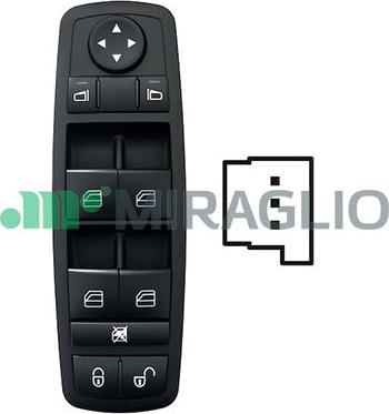 Miraglio 121/MEB76002 - Выключатель, стеклоподъемник autodnr.net