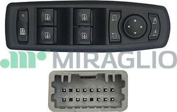 Miraglio 121/RNP76002 - Выключатель, стеклоподъемник avtokuzovplus.com.ua