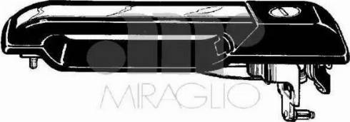Miraglio 80/334 - Ручка двері autocars.com.ua