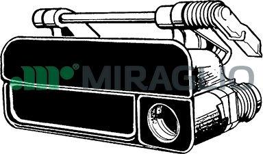 Miraglio 80/395 - Ручка двері autocars.com.ua