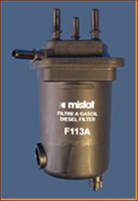 MISFAT F113A - Фільтр паливний з отвором під датчик 1.5dCi Nissan Almera 03- . Kubistar 03- . Micra 03-10. Note 06- -Renault Clio 01- . Kangoo  autocars.com.ua