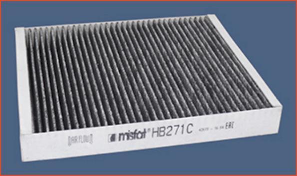 MISFAT HB271C - Фільтр, повітря у внутрішній простір autocars.com.ua