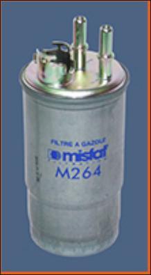 MISFAT M264 - Фільтр паливний Ford Mondeo 2.0 DI TD 00- autocars.com.ua
