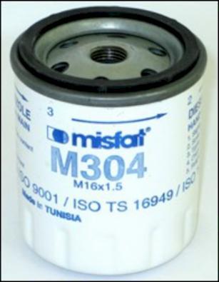 MISFAT M304 - Паливний фільтр autocars.com.ua