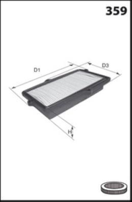 MISFAT P634 - Воздушный фильтр autodnr.net