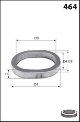 MISFAT R1203 - Воздушный фильтр autodnr.net