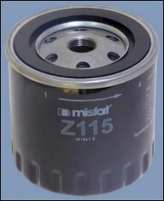 MISFAT Z115 - Масляный фильтр avtokuzovplus.com.ua
