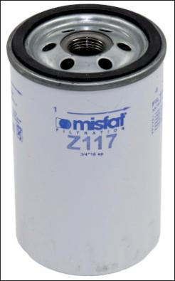 MISFAT Z117 - Масляний фільтр autocars.com.ua
