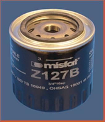 MISFAT Z127B - Масляный фильтр autodnr.net