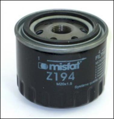 MISFAT Z194 - Масляный фильтр avtokuzovplus.com.ua