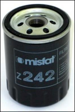 MISFAT Z242 - Фільтр масляний Ford Escort-Fiesta-Mondeo-Sierra 1.8D-1.8TD 89- autocars.com.ua