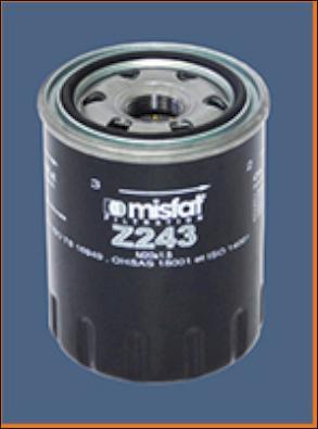 MISFAT Z243 - Масляный фильтр avtokuzovplus.com.ua