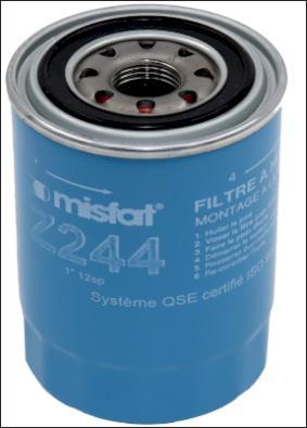 MISFAT Z244 - Масляный фильтр avtokuzovplus.com.ua
