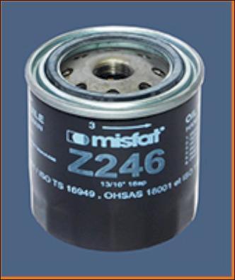 MISFAT Z246 - Масляный фильтр avtokuzovplus.com.ua