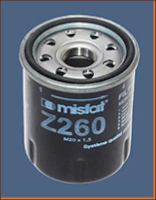 MISFAT Z260 - Масляный фильтр autodnr.net