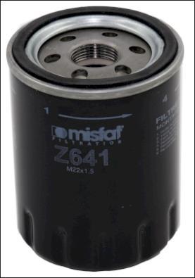 MISFAT Z641 - Масляний фільтр autocars.com.ua