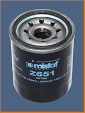 MISFAT Z651 - Масляный фильтр autodnr.net