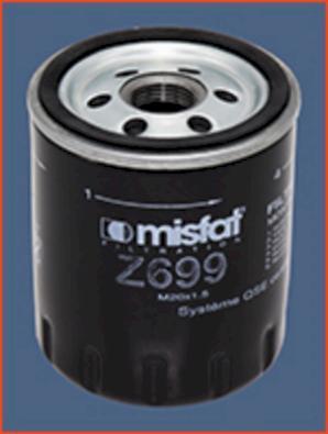 MISFAT Z699 - Масляный фильтр autodnr.net