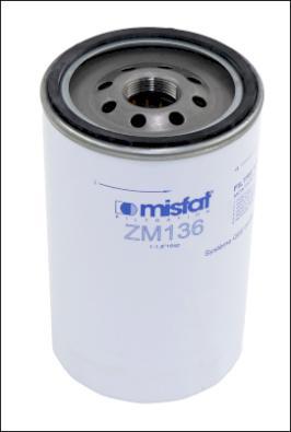 MISFAT ZM136 - Масляний фільтр autocars.com.ua