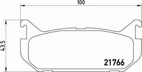 Mitsubishi G5Y62648Z9C - Тормозные колодки, дисковые, комплект avtokuzovplus.com.ua