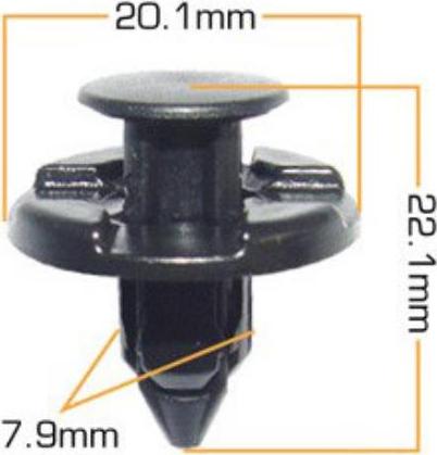 Mitsubishi MR 328954 - Распорная заклепка avtokuzovplus.com.ua