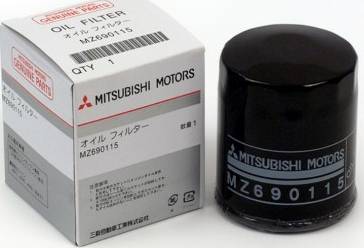 Mitsubishi MZ 690115 - Масляний фільтр autocars.com.ua