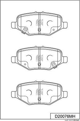 Sangsin Brake GP1621 - Тормозные колодки, дисковые, комплект autodnr.net
