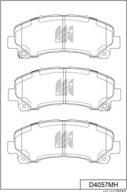 BENDIX 511310 - Гальмівні колодки, дискові гальма autocars.com.ua