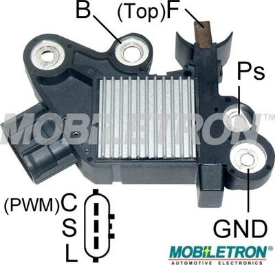 Mobiletron VR-B0757 - Регулятор напруги генератора autocars.com.ua