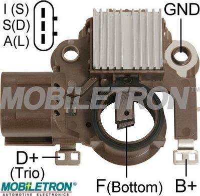 Mobiletron VR-H2009-43 - Регулятор напруги генератора autocars.com.ua