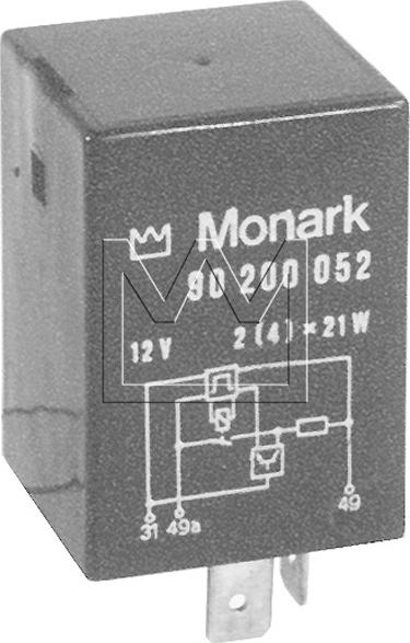 Monark 090200052 - Прерыватель указателей поворота avtokuzovplus.com.ua