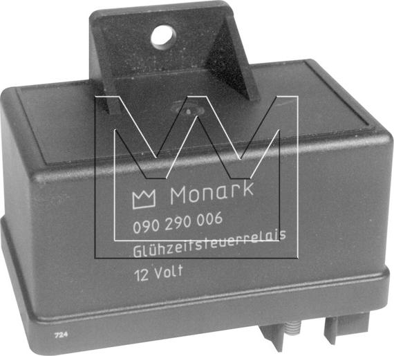 Monark 090290006 - Реле, система накаливания avtokuzovplus.com.ua