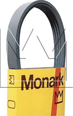 Monark 097381720 - Клиновий ремінь autocars.com.ua