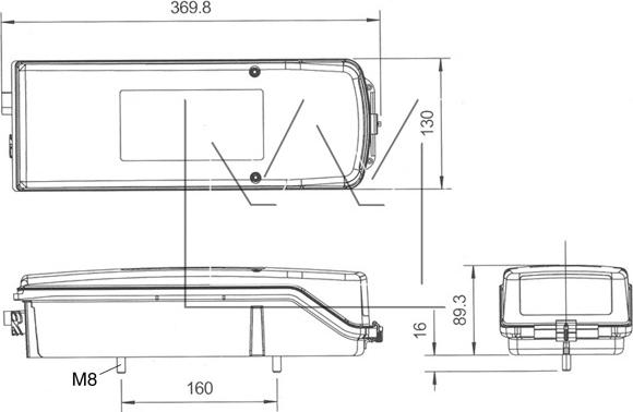 Monark 098214440 - Задній ліхтар autocars.com.ua