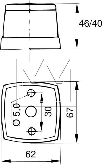 Monark 098230800 - Гальмо вогонь autocars.com.ua