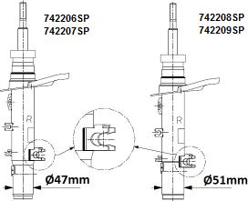 Monroe 742208SP - Амортизатор autodnr.net