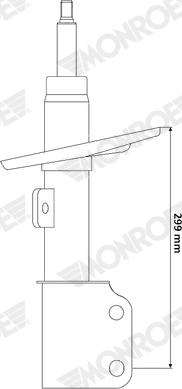 Monroe G8658 - Амортизатор avtokuzovplus.com.ua