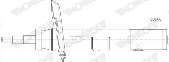 Monroe G8666 - Амортизатор autocars.com.ua