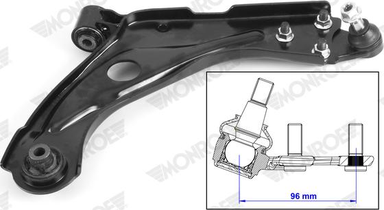 Monroe L38J04 - Важіль незалежної підвіски колеса autocars.com.ua