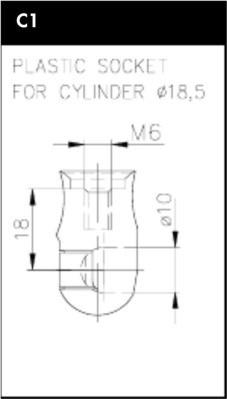 Monroe ML6277 - Газовая пружина, упор autodnr.net