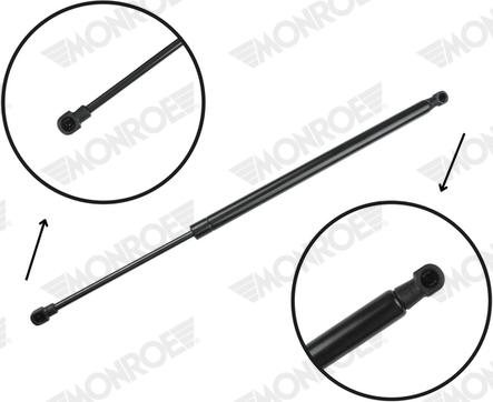 MONROE ML6565 - Газова пружина, кришка багажник autocars.com.ua