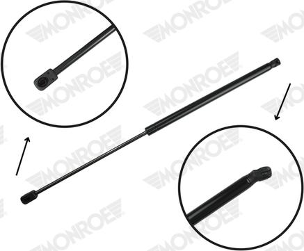 MONROE ML6571 - Газова пружина, кришка багажник autocars.com.ua