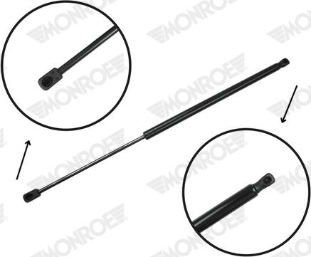 Monroe ML6573 - Газовая пружина, упор avtokuzovplus.com.ua