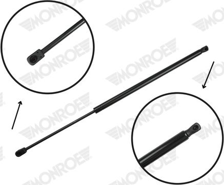 MONROE ML6577 - Газова пружина, кришка багажник autocars.com.ua