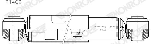 Monroe T1402 - Амортизатор autodnr.net