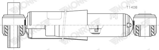 Monroe T1408 - Амортизатор autocars.com.ua