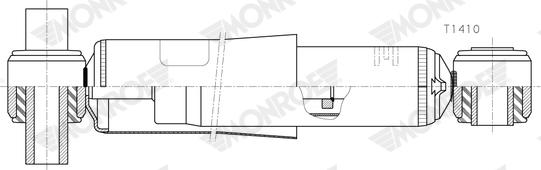 Monroe T1410 - Амортизатор autocars.com.ua