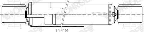 MONROE T1418 - Амортизатор autocars.com.ua